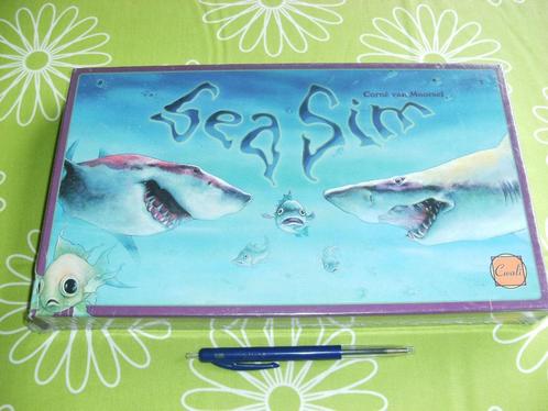 Nieuw in seal: Sea Sim - Haaien strijden om de meeste vissen, Hobby en Vrije tijd, Gezelschapsspellen | Bordspellen, Nieuw, Een of twee spelers