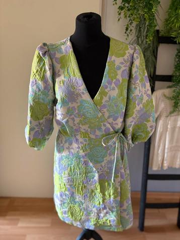 Shoeby mooi groen jacquard jurkje mt 46 NIEUW beschikbaar voor biedingen