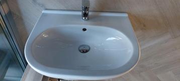 Wasbak en kraan: Vileroy & Boch, Hansgrohe + viega sifon  beschikbaar voor biedingen