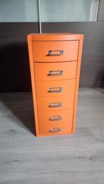 Metalen ladeblok archiefkast, Huis en Inrichting, Kasten | Ladekasten, Ophalen, Minder dan 50 cm, Gebruikt, 5 laden of meer