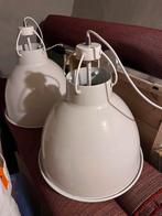 Industrie design hanglampen (2 stuks), Huis en Inrichting, Ophalen, Gebruikt, Metaal, Minder dan 50 cm