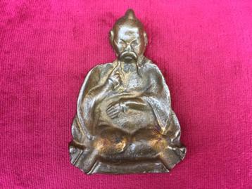 aziatica: oude bronzen asbak, Chinese wijsgeer beschikbaar voor biedingen