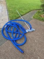 Zwembad bodem zuigslang met telescoopstang, Tuin en Terras, Zwembad-toebehoren, Ophalen, Zo goed als nieuw, Reinigingsmiddel