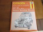 Haynes manual Citroen 2CV, Citroen Dyane, Citroen Ami '67-90, Auto diversen, Ophalen of Verzenden