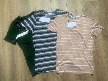 Selected Homme 3 t-shirts NIEUW maat S/46 beschikbaar voor biedingen