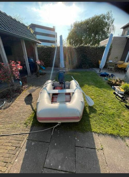 Rubberboot met 5pk yamaha buitenboordmotor, Watersport en Boten, Suppen, Gebruikt, Ophalen of Verzenden