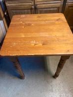 Tafel. Grenenhout  70 x70 x78 hoog, Ophalen, Gebruikt, 50 tot 100 cm, Grenenhout