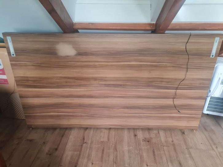 Achterwand van een 2 persoons bed, Huis en Inrichting, Slaapkamer | Boxsprings, Gebruikt, 180 cm, 200 cm, Tweepersoons, Overige kleuren