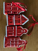 4 postcode loterij huisjes hangers, Diversen, Kerst, Ophalen of Verzenden, Zo goed als nieuw