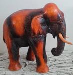 Handgemaakte houten olifant, Ophalen of Verzenden