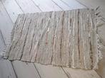leren vloerkleedje ibiza-style. Circa 60x90cm, Huis en Inrichting, Stoffering | Tapijten en Kleden, Ophalen of Verzenden, Gebruikt