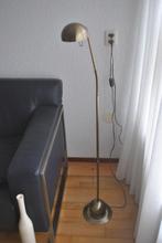 vloerlamp, leeslamp, halogeen, messing, Huis en Inrichting, Lampen | Vloerlampen, Ophalen, Gebruikt, 100 tot 150 cm