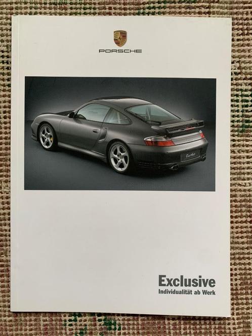 Brochure Porsche 911 996 Boxster Exclusive 2001, Boeken, Auto's | Folders en Tijdschriften, Nieuw, Porsche, Ophalen of Verzenden