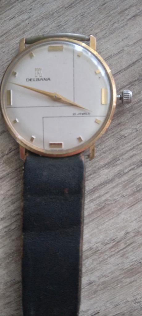 Vintage Delbana Polshorloge, Verzamelen, Overige Verzamelen, Ophalen of Verzenden