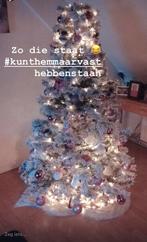 Kerstboom en deco roze en wit, Ophalen, Zo goed als nieuw