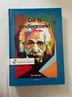 Dit is onderzoek! Ben Baarda - 3e druk, Verzenden, HBO, Zo goed als nieuw, Noordhoff Uitgevers