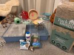 Hamster kooi compleet met alles - Ferplast - 97cm x 57cm, Dieren en Toebehoren, Knaagdieren en Konijnen | Hokken en Kooien, Kooi