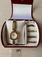 Actua dress: goudkleurig dameshorloge, Ophalen of Verzenden, Zo goed als nieuw