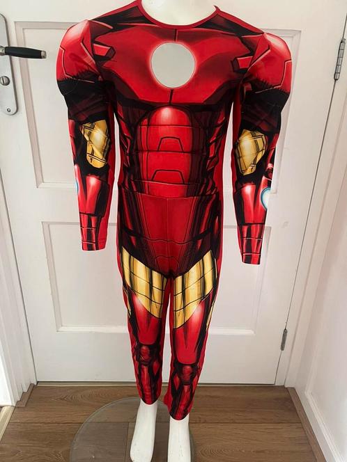 Verkleedkleren: Iron spierballen pak maat 110/116, Kinderen en Baby's, Carnavalskleding en Verkleedspullen, Gebruikt, Jongen of Meisje