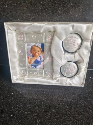 Kraamcadeau Set: Fotolijst, Haarlok & Tand Doosjes - Nieuw beschikbaar voor biedingen