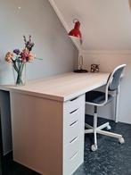 Ikea Lagkapten bureau met Alex ladeblok, Huis en Inrichting, Bureaus, Ophalen, Zo goed als nieuw, Bureau