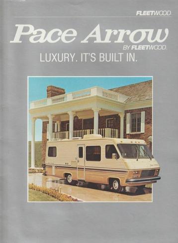 Fleetwood Pace Arrow camper folder beschikbaar voor biedingen