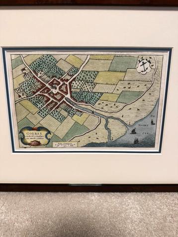 Kopergravure Goeree origineel 1649 Blaeu in top conditie beschikbaar voor biedingen