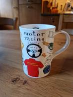 DUNOON 🏁 PORSELEINEN BEKER MOTOR RACING, Huis en Inrichting, Keuken | Servies, Ophalen of Verzenden, Zo goed als nieuw, Overige stijlen