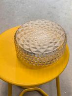 Plafonniere lampkap kristal bubbels flush mount, Huis en Inrichting, Verzenden, Glas