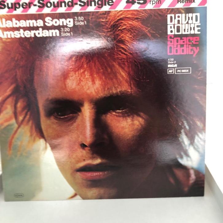 david bowie - space oddity 80/alabama song/amsterdam 12" EP, Cd's en Dvd's, Vinyl | Rock, Gebruikt, Poprock, 12 inch, Ophalen of Verzenden