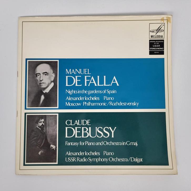 LP - Original recording of the USSR M. de Falla / C. Debussy, Cd's en Dvd's, Vinyl | Klassiek, Gebruikt, Modernisme tot heden