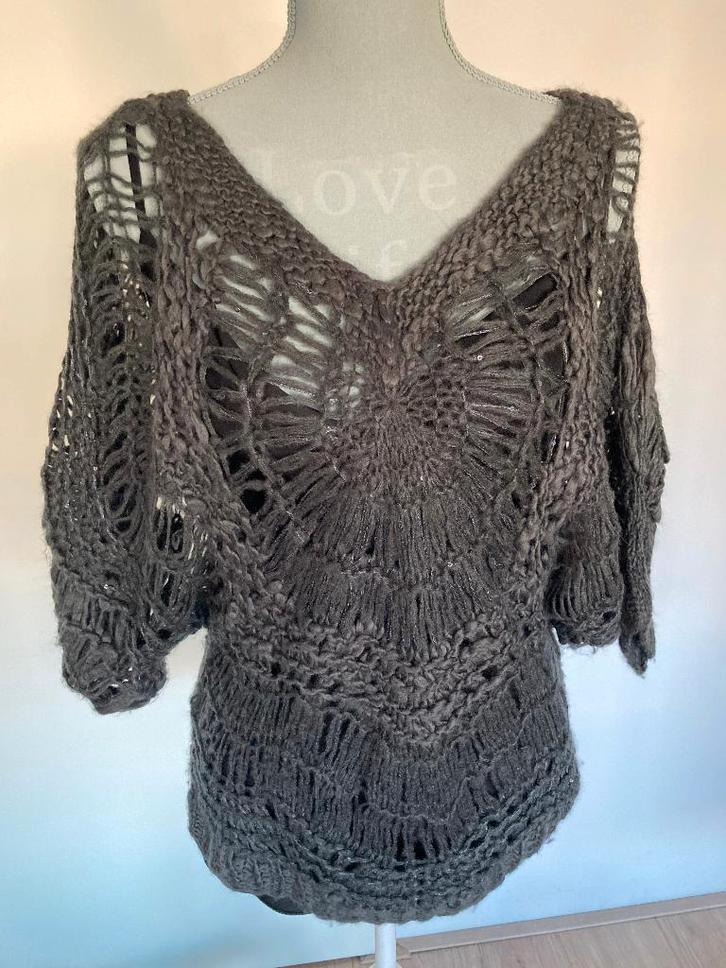 Top/shirt/trui - Superstar, Kleding | Dames, Tops, Gedragen, Maat 38/40 (M), Grijs, Korte mouw, Ophalen of Verzenden