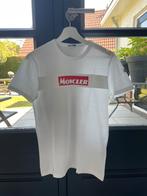 Moncler T-shirt, Kleding | Heren, T-shirts, Moncler, Maat 46 (S) of kleiner, Ophalen of Verzenden, Wit