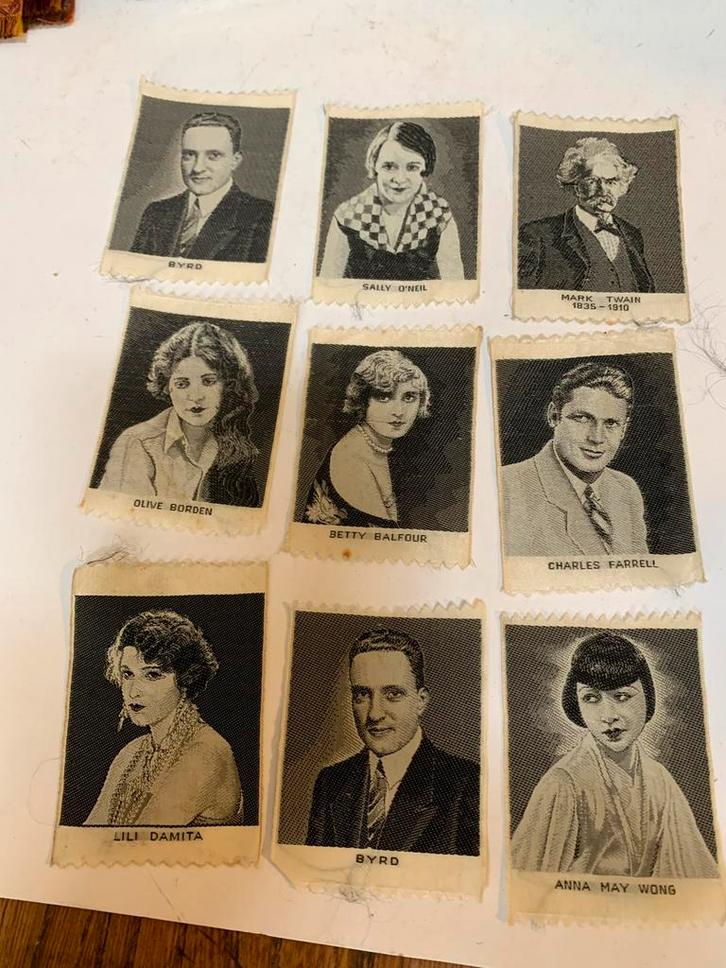 15 zeer zeldzame Turmac zijdjes. Filmster schrijver, Verzamelen, Merken en Reclamevoorwerpen, Ophalen of Verzenden