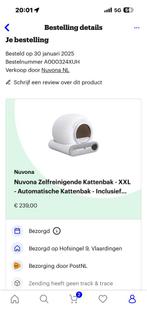 Nuvona, automatisch & geurvrij kattenbak, Dieren en Toebehoren, Kattenbakken, Ophalen of Verzenden, Nieuw, Open