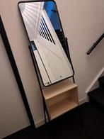 staande wendbare spiegel met opbergvak, Huis en Inrichting, Woonaccessoires | Spiegels, Ophalen, Gebruikt, Rechthoekig, Minder dan 50 cm