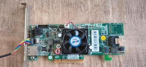 Areca ARC-1212-SAS pci-e Raid kaart, Computers en Software, Servers, Ophalen of Verzenden