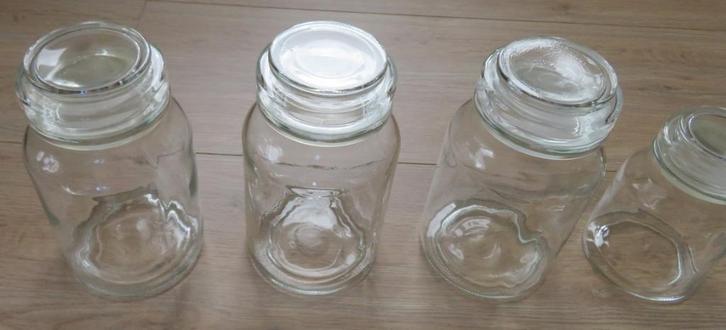 Voorraadpotten Glas, Huis en Inrichting, Keuken | Keukenbenodigdheden, Zo goed als nieuw, Ophalen of Verzenden