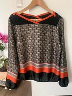 Satijnlook blouse van Summum Woman, maat 40, Summum, Zwart, Zo goed als nieuw, Ophalen