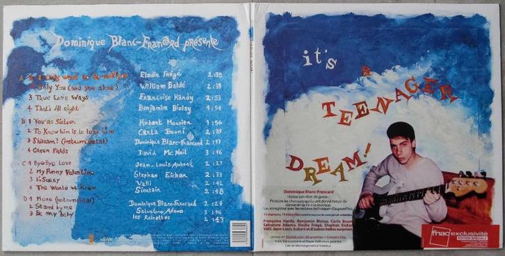 Françoise Hardy op Dubbel LP It's a Teenager Dream, zie afb., Cd's en Dvd's, Vinyl | Pop, Gebruikt, 1960 tot 1980, 12 inch, Ophalen of Verzenden