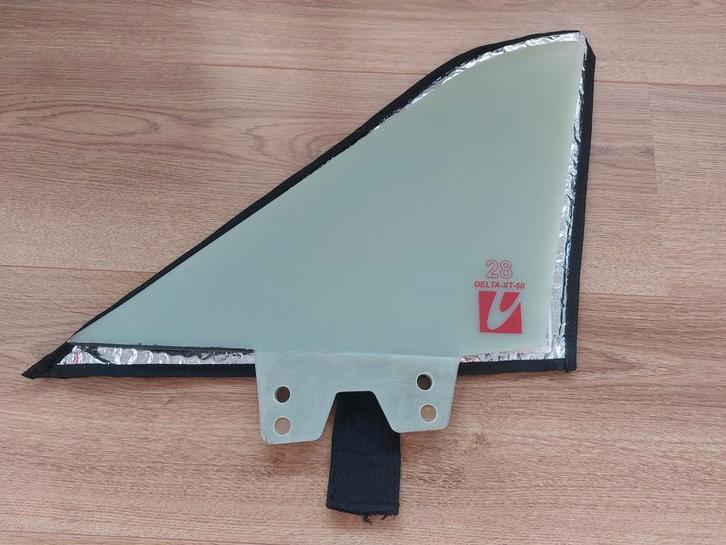 MUf Delta XT-50 28 cm deep tuttle weed fin, Watersport en Boten, Windsurfen, Zo goed als nieuw, Overige typen, Met vin(nen), Minder dan 5 m²