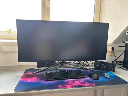 MSI MAG401QR 40 inch UWQHD IPS Monitor, Computers en Software, Monitoren, Zo goed als nieuw, HDMI, Gaming, Ingebouwde speakers