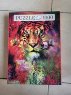 Tijger puzzel 1000 stukjes, Ophalen of Verzenden, 500 t/m 1500 stukjes, Legpuzzel, Zo goed als nieuw