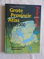Grote Provincie Atlas 1: 25000 - Friesland, Boeken, Atlassen en Landkaarten, Ophalen of Verzenden, 1800 tot 2000, Nederland, Landkaart
