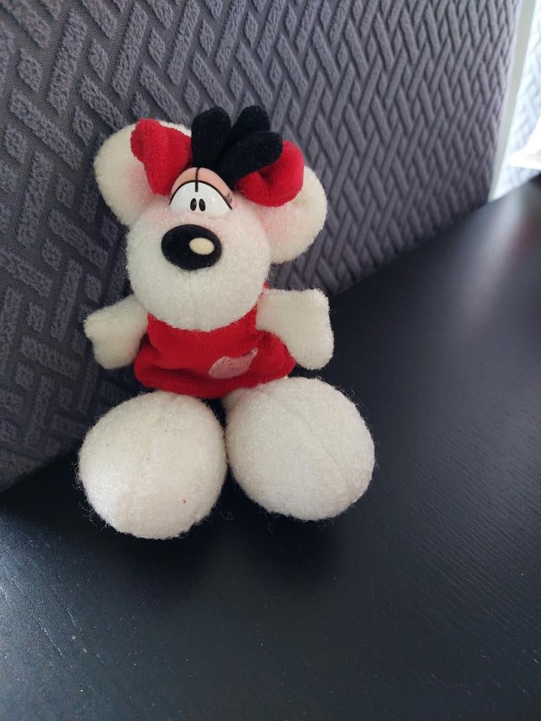 Diddlina knuffel met rode jurk, Verzamelen, Diddl, Ophalen of Verzenden, Zo goed als nieuw, Knuffel