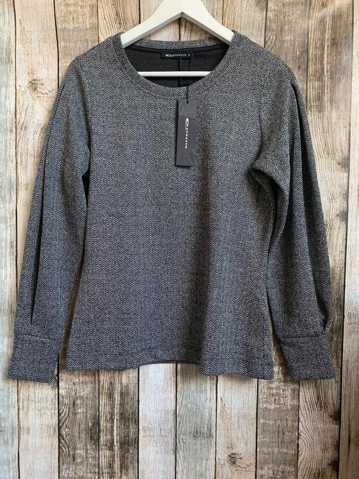 Super mooi nieuw Zwart/Witte trui van Expresso (Maat S), Kleding | Dames, Truien en Vesten, Nieuw, Maat 36 (S), Zwart, Verzenden