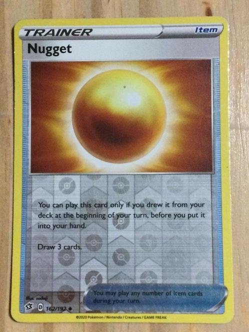 Pokemon kaart nugget, Hobby en Vrije tijd, Verzamelkaartspellen | Pokémon, Gebruikt, Losse kaart, Foil, Ophalen of Verzenden