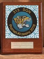 Gedenkplaat NTM 2018 Polen 313 SQN., Verzenden, Luchtmacht