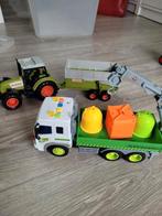Mooie tractor en container auto met zwaailichten en geluid, Ophalen of Verzenden, Zo goed als nieuw