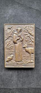 Bronzen reliëf Sint Franciscus,, Ophalen of Verzenden